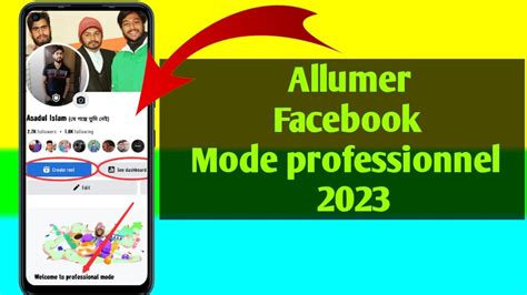 Comment Activer Le Mode Professionnel De Facebook Youtube