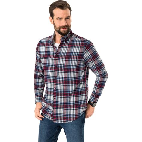 Henson Henson Er Pack Herren Karo Flanellhemden Hemden Herren