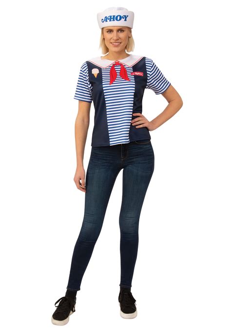 Stranger Things Adult's Robin's Scoops Ahoy Costume - $29.99