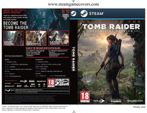 Steam Game Covers: Shadow of the Tomb Raider Box Art