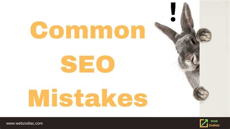 Common SEO Mistakes And How To Avoid Them Web Zodiac