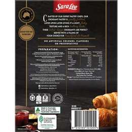 Sara Lee All Butter Croissants Extra Large 2 Pack | Woolworths