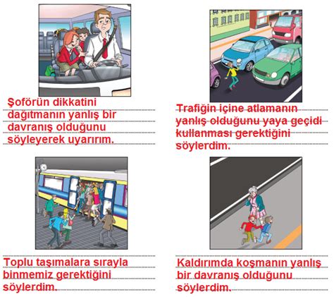 4 Sınıf Trafik Güvenliği Ders Kitabı Sayfa 50 51 Cevapları Morpaofset