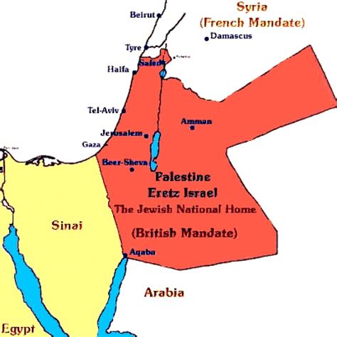 Jews Return To Their Homeland: THE BRITISH MANDATE OVER PALESTINE and ...