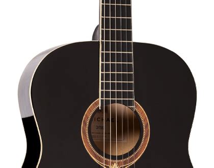 Viol O Ac Stico Michael Go Play Vm Ny Bk Cordas De Nylon Preto