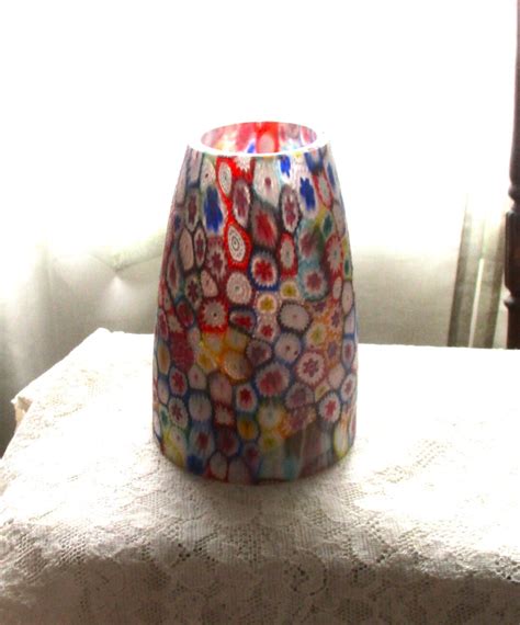 Fairy Lamp Shade Millefiori Murano Glass Night Light Home Decor Kitchen Decor Nursery