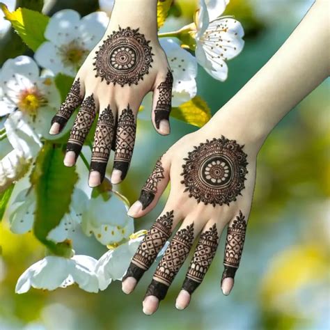 81 Simple Flower Mehndi Design For Wedding Season 2024 | Floral Mehndi ...