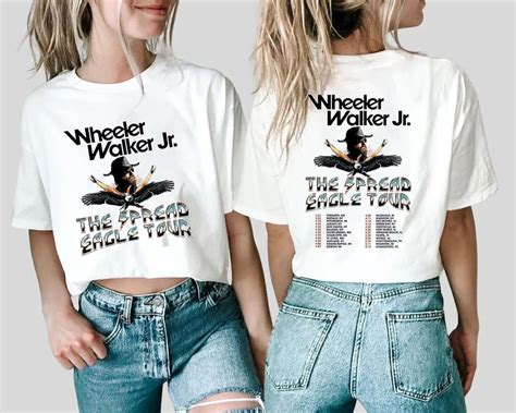 Wheeler Walker Jr The Spread Eagle Tour 2024 Shirt Fans T Sold By