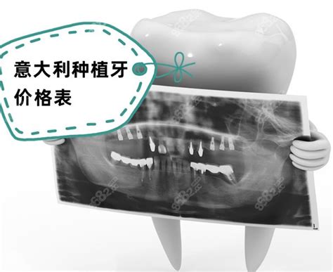 意大利种植牙价格表中的800015000一颗的种植体太可靠了种植牙 8682整形网