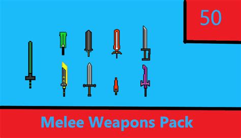 50 Melee Weapons | GameDev Market