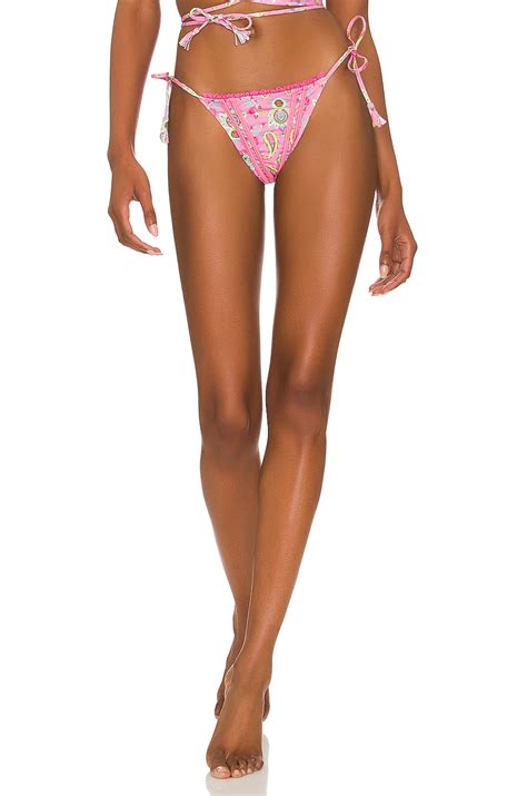 Bananhot X REVOLVE Ocean Bikini Bottom In Pink Paisley Combo REVOLVE