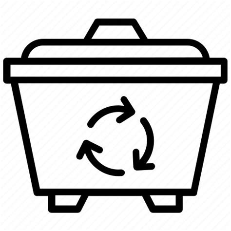 Dustbin Recycle Bin Recycling Container Trash Bin Trash Can Icon Download On Iconfinder