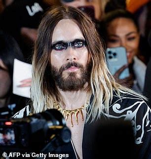 Jared Leto Makes A Statement With Marilyn Manson Esque Makeup For The