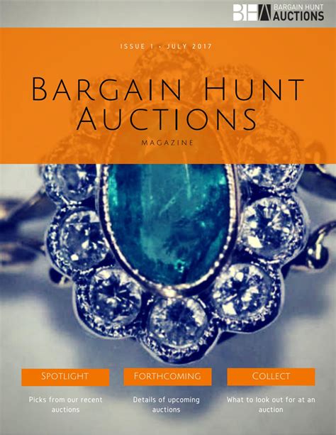 Bargain Hunt Auctions Magazine July 2017 by Bargain Hunt Auctions - Issuu