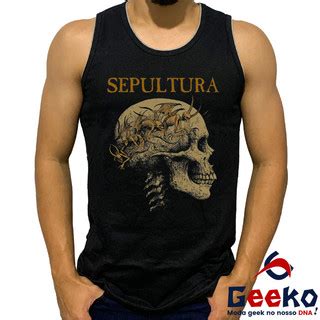 Regata Sepultura Algod O Camiseta Regata Geeko Oficial Rock