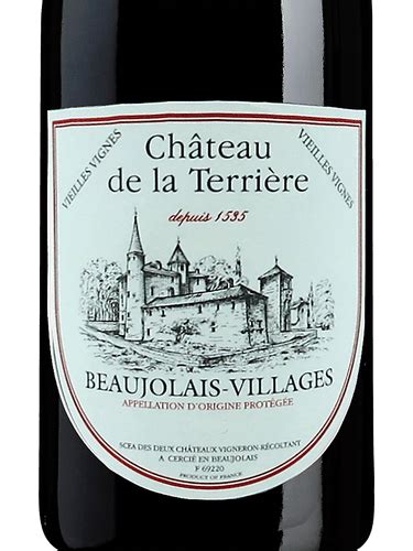 2018 Château de la Terrière Beaujolais Villages Vieilles Vignes Vivino