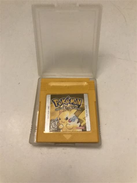 Pokemon Yellow Version Special Pikachu Edition For Gameboy Authentic