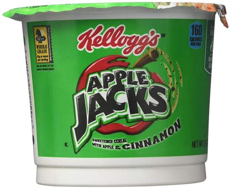 Kelloggs Cereal In Cup Apple Jacks Count 6 15 Oz Cereals Grab