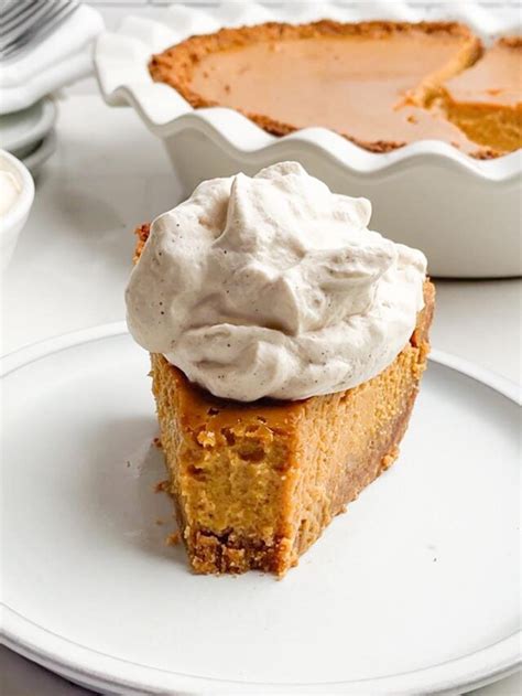 Pumpkin Pie with Graham Cracker Crust - Midwestern HomeLife