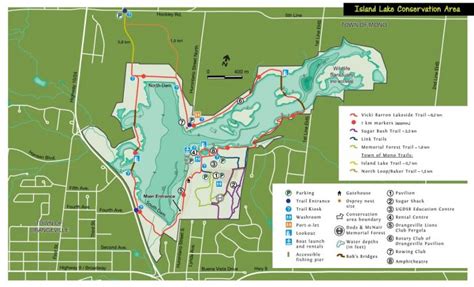 Island Lake - Park Trail - Ontario Bike Trails