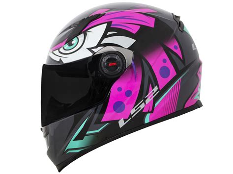 Capacete Moto Fechado Ls Ff Feminino Manolo Motos