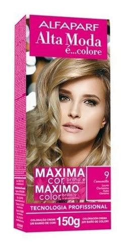 Tinta Para Cabelo Alta Moda 9 Louro Claríssimo 150g MercadoLivre