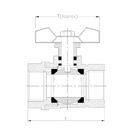 Sant Valves Brass Ball Valve With T Handle