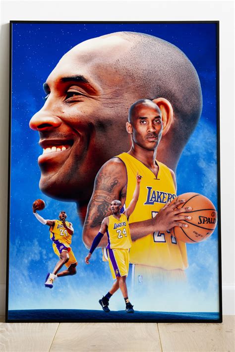 Kobe Bryant Poster Kobe Bryant Painting Office Wall Art - Etsy in 2023 ...