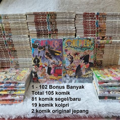 Jual Komik Manga Onepiece One Piece Original Box Full Set Komplit Segel