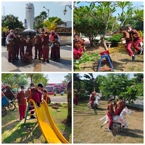 Pembelajaran Pengenalan Rambu Rambu Lalu Lintas Di Taman Lalu Lintas