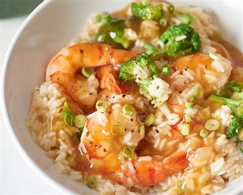 This Shrimp Broccoli And Rice Casserole Has An Asian Inspired Honey Garlic Sauce Recipe Station