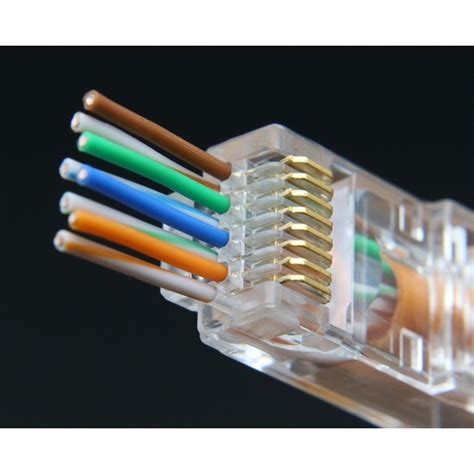 Ata Elektronik 100 Adet Ez RJ45 Cat5 Cat6 Yeni Nesil Delikli Fiyatı