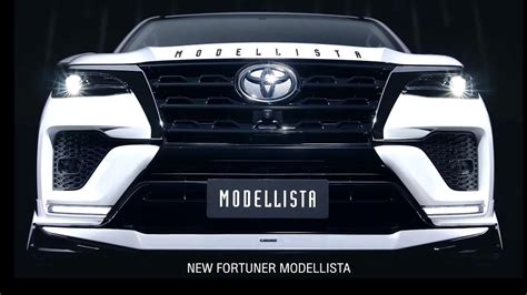 All New Toyota Fortuner Modellista 2022 Youtube