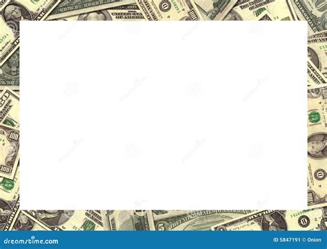 Money Background Border Stock Image - Image: 5847191