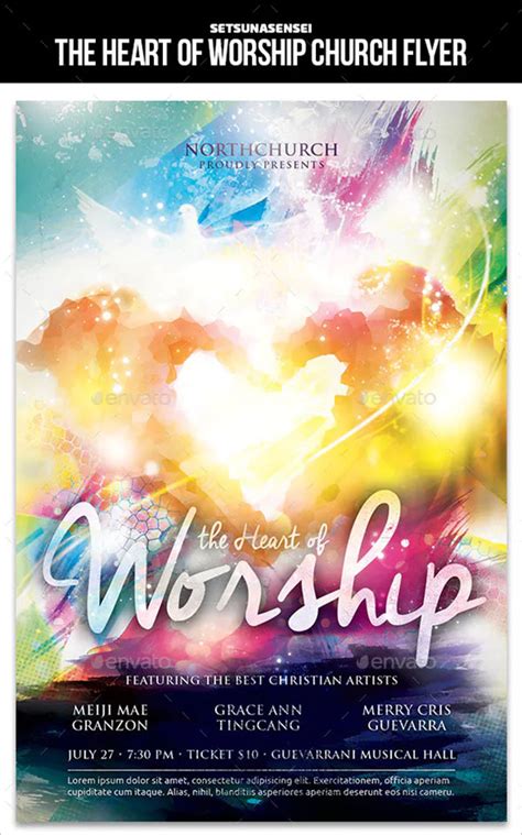 Worship Flyer Templates | Free & Premium Photoshop | Vector | PDF | EPS ...