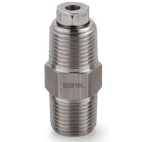 Threaded Fitting Straight Stainless Steel For Thermocouples