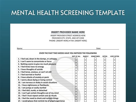 Mental Health Screening Template Therapy Office Counseling Intake Form Pdf Therapy Note Template