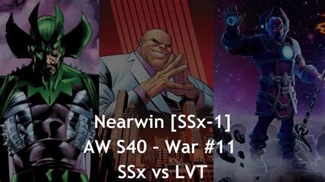 Nearwin Ssx Aws War Ssx Vs Lvt Youtube