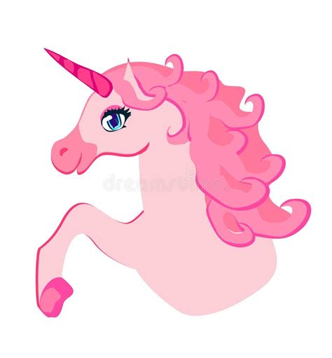 Beautiful Pink Unicorn Stock Vector Illustration Of Beautiful 28125537