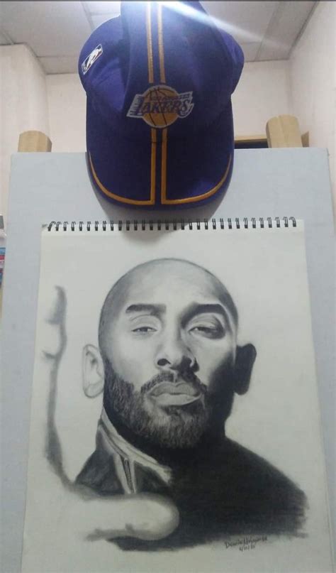 Kobe Bryant (Portrait Drawing), Hobbies & Toys, Stationary & Craft, Art ...