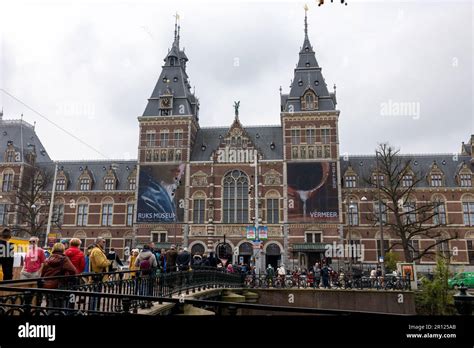 Ámsterdam Países Bajos 21 De Abril De 2023 El Rijksmuseum De