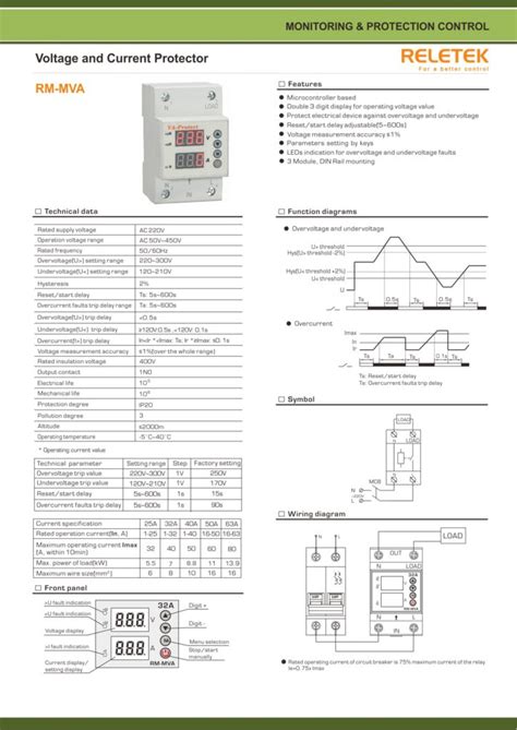 Rm Mva Single Phase Voltage Protector Reletek Gala Multi Sukses