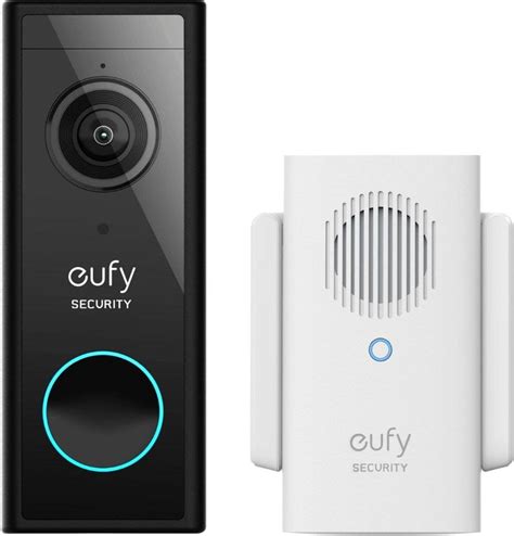 Eufy Security Smart Wi Fi Video Doorbell 2K Battery Operated Wired