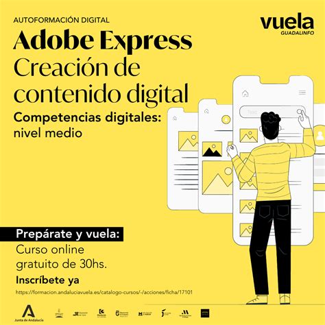 Curso gratuito autoformativo y on line Adobe Express y creación de