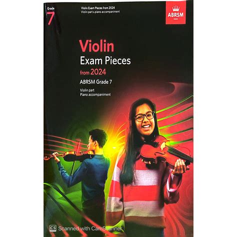 Abrsm Violin Exam Pieces From Grade Violin Part Piano