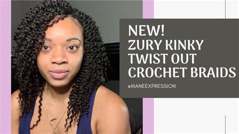 New Zury Kinky Twist Out Crochet Braids 1 Pack Enough V 8910 Youtube