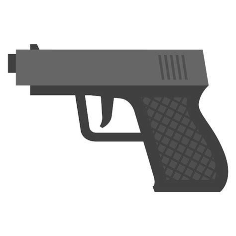 Icono De Arma De Brazo En Estilo De Color Plano Vector Premium