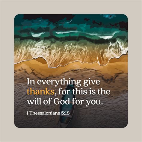 1 Thessalonians 5:18 | The Verse Project | Biblical Encouragement from God's Promises