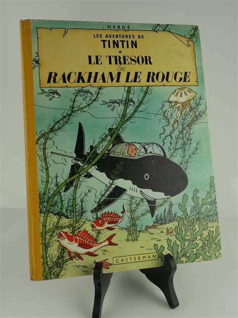 Les aventures de Tintin Le trésor de Rackham le Rouge de Hergé 1962