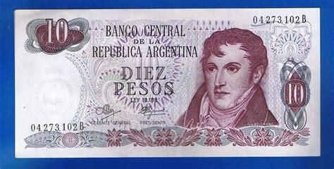 Argentinien Argentina X Banknoten Pesos P Unc